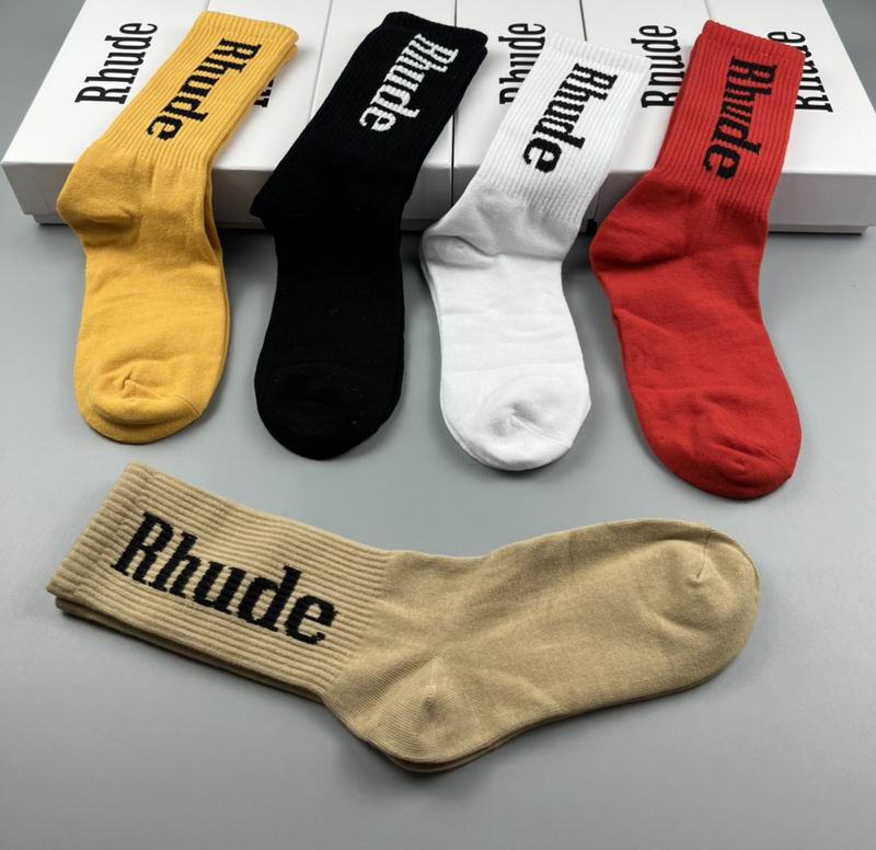 Rhude flat socks  (5)