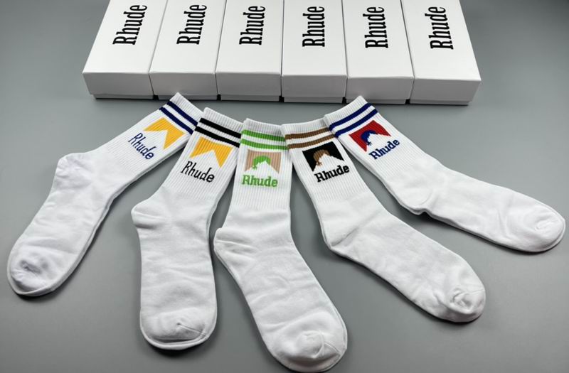 Rhude flat socks  (7)