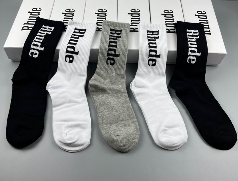 Rhude flat socks  (7)
