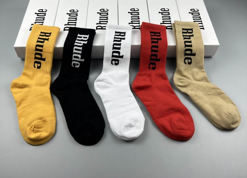 Rhude flat socks  (7)
