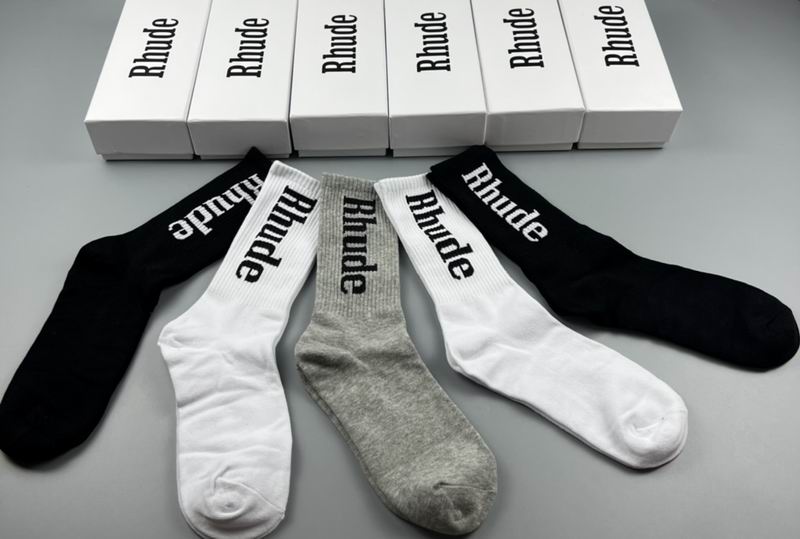 Rhude flat socks  (8)