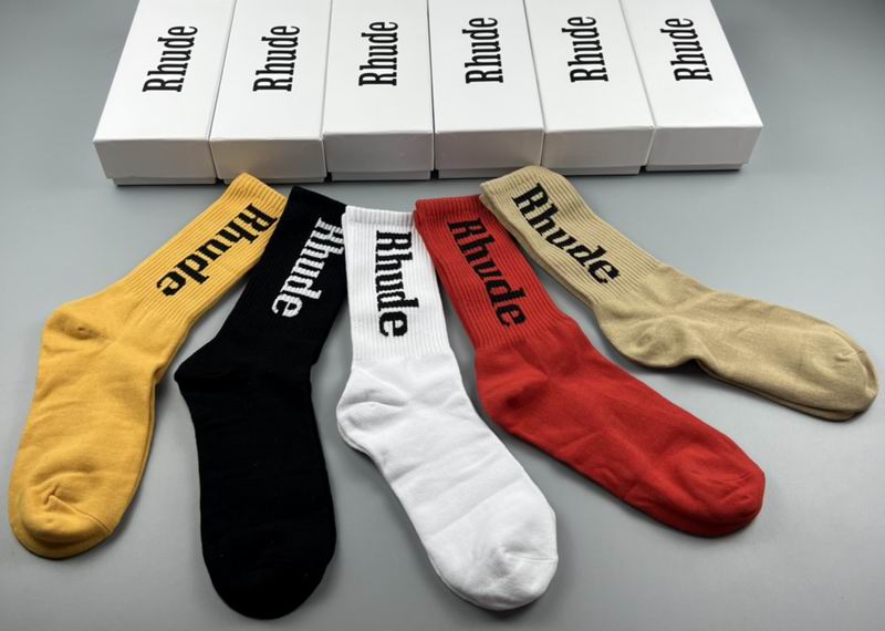 Rhude flat socks  (8)