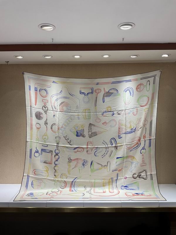 Scarf 140X140cm 70%羊绒30%真丝  E0711 (1)