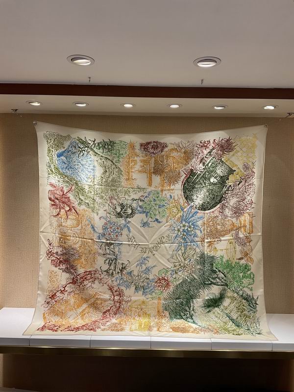 Scarf 140X140cm 70%羊绒30%真丝  E0711 (12)