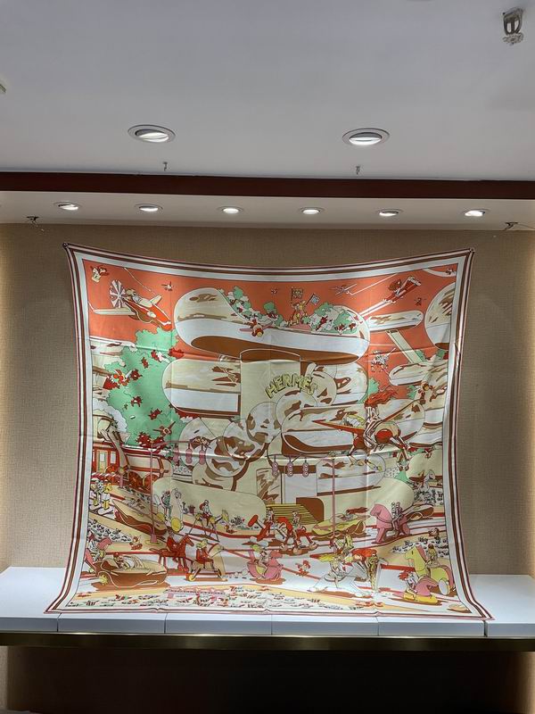 Scarf 140X140cm 70%羊绒30%真丝  E0711 (19)