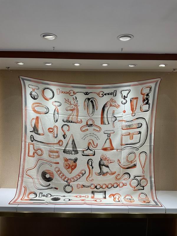 Scarf 140X140cm 70%羊绒30%真丝  E0711 (5)