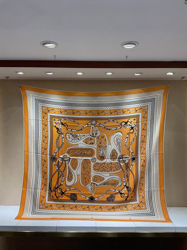 Scarf 140X140cm 70%羊绒30%真丝  E0711 (7)