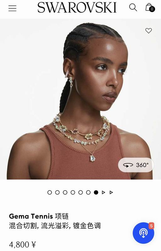 Swarovski Necklace 07yxh06 (7)