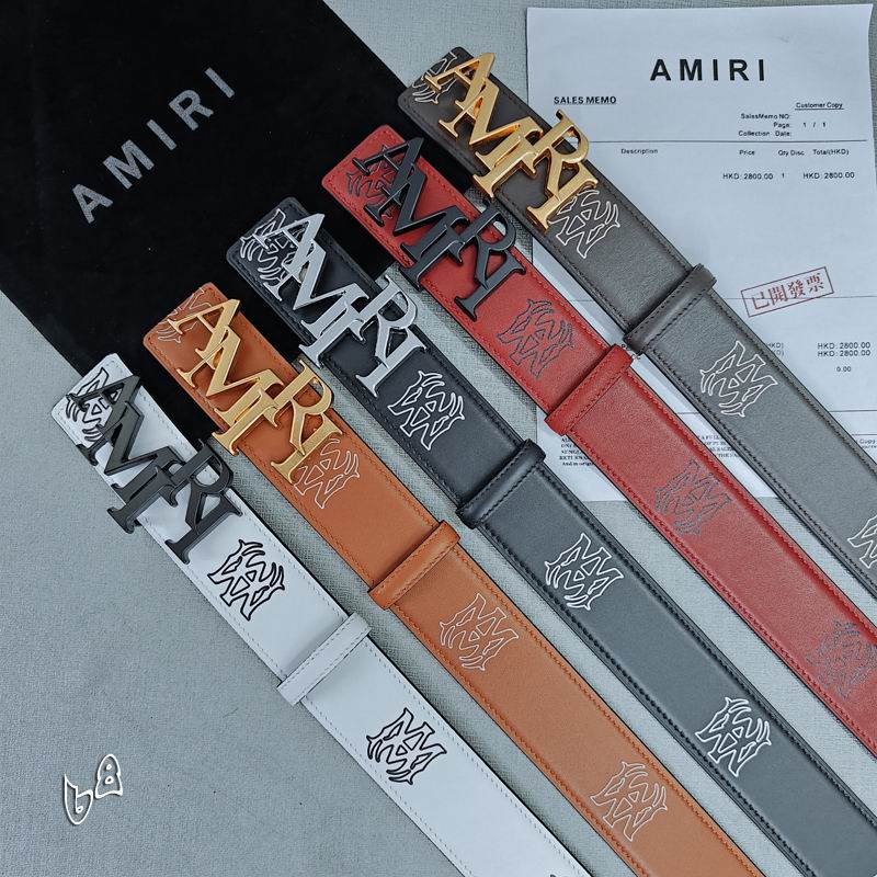 Amiri belt 38mmX90-125cm lb (19)
