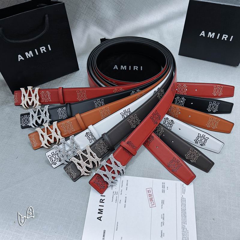 Amiri belt 38mmX90-125cm lb (20)