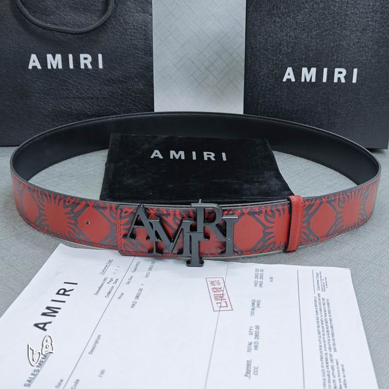 Amiri belt 38mmX90-125cm lb (24)