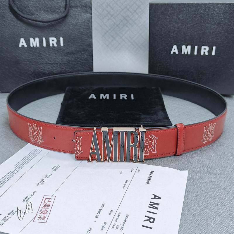 Amiri belt 38mmX90-125cm lb (27)