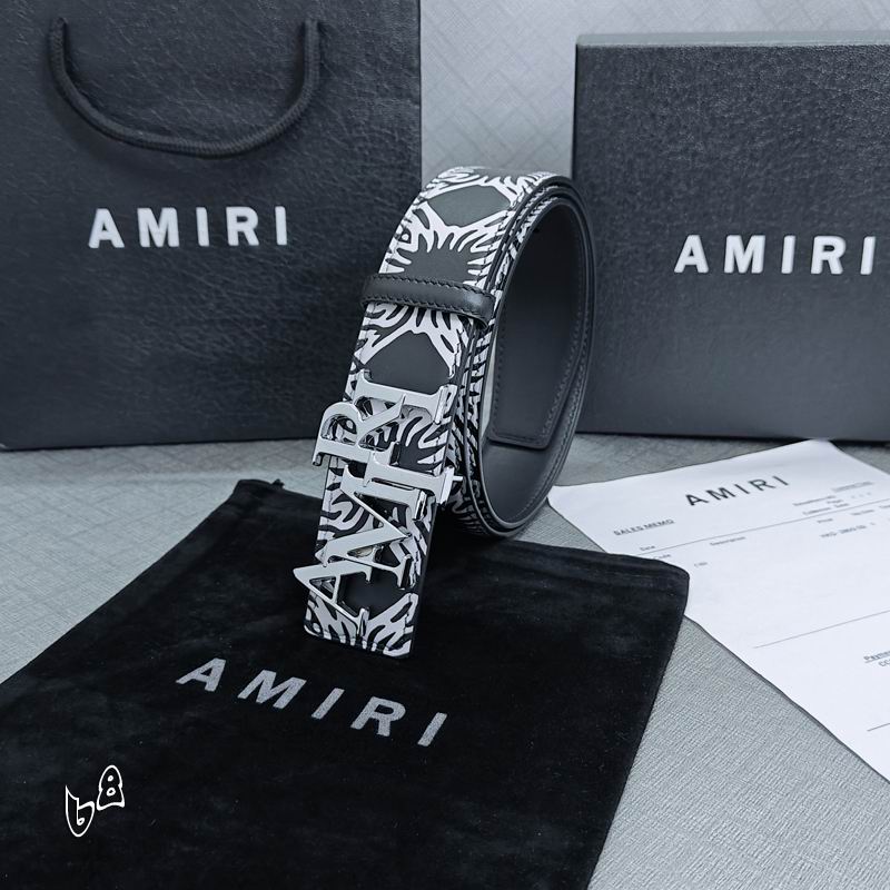 Amiri belt 38mmX90-125cm lb (28)