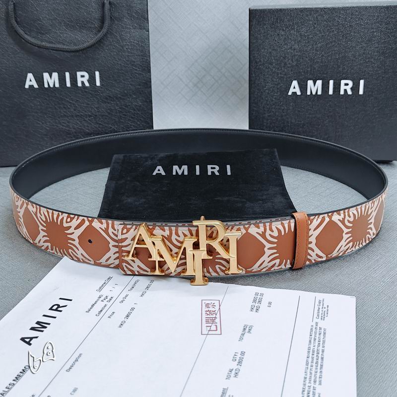Amiri belt 38mmX90-125cm lb (30)