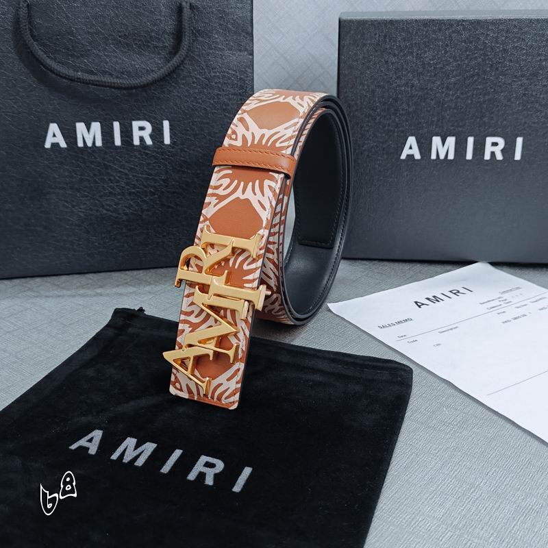 Amiri belt 38mmX90-125cm lb (31)