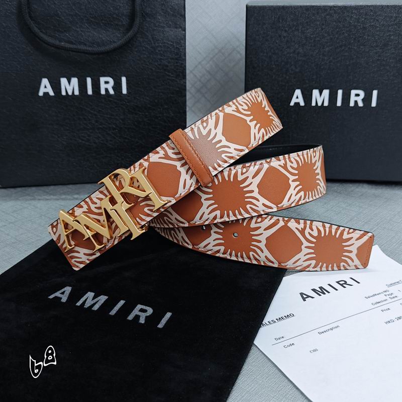 Amiri belt 38mmX90-125cm lb (32)