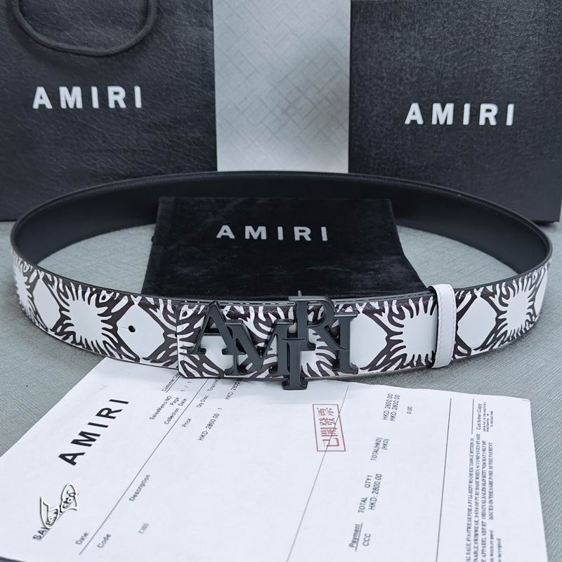 Amiri belt 38mmX90-125cm lb (33)