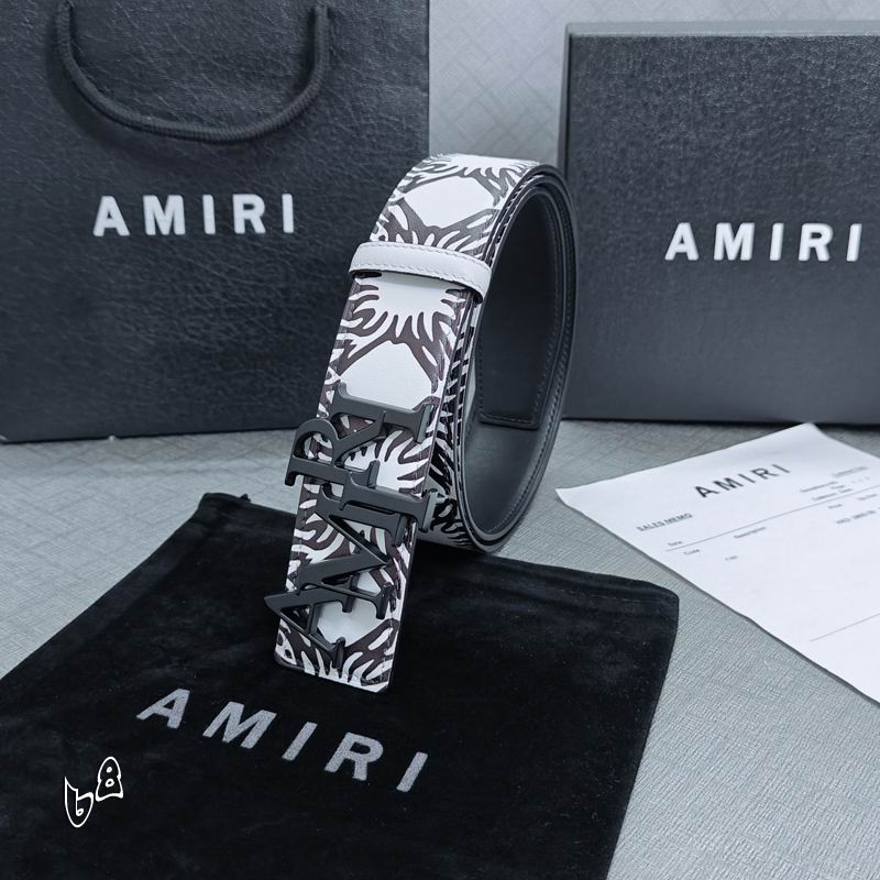 Amiri belt 38mmX90-125cm lb (34)