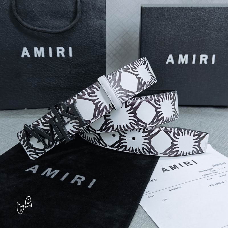 Amiri belt 38mmX90-125cm lb (35)