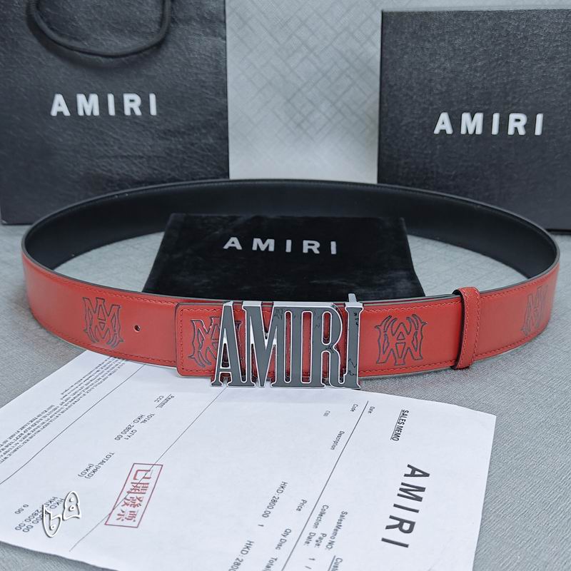 Amiri belt 38mmX90-125cm lb (36)