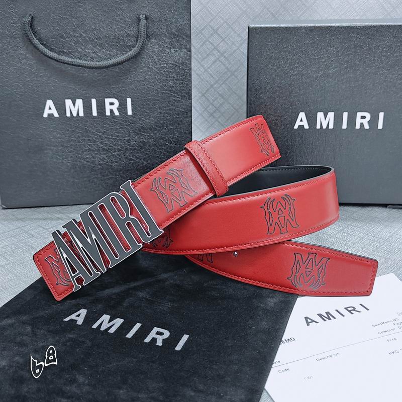 Amiri belt 38mmX90-125cm lb (38)
