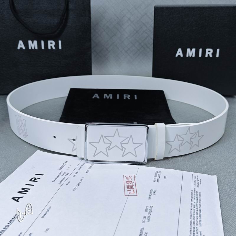 Amiri belt 38mmX90-125cm lb (38)