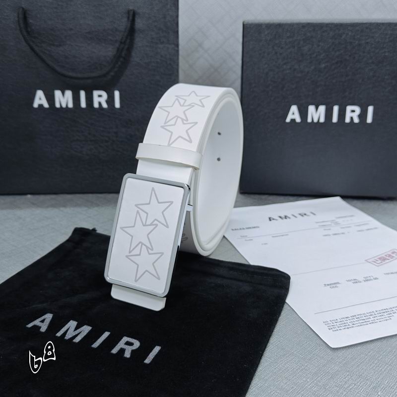 Amiri belt 38mmX90-125cm lb (39)