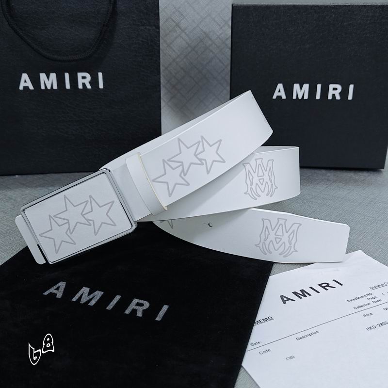 Amiri belt 38mmX90-125cm lb (40)