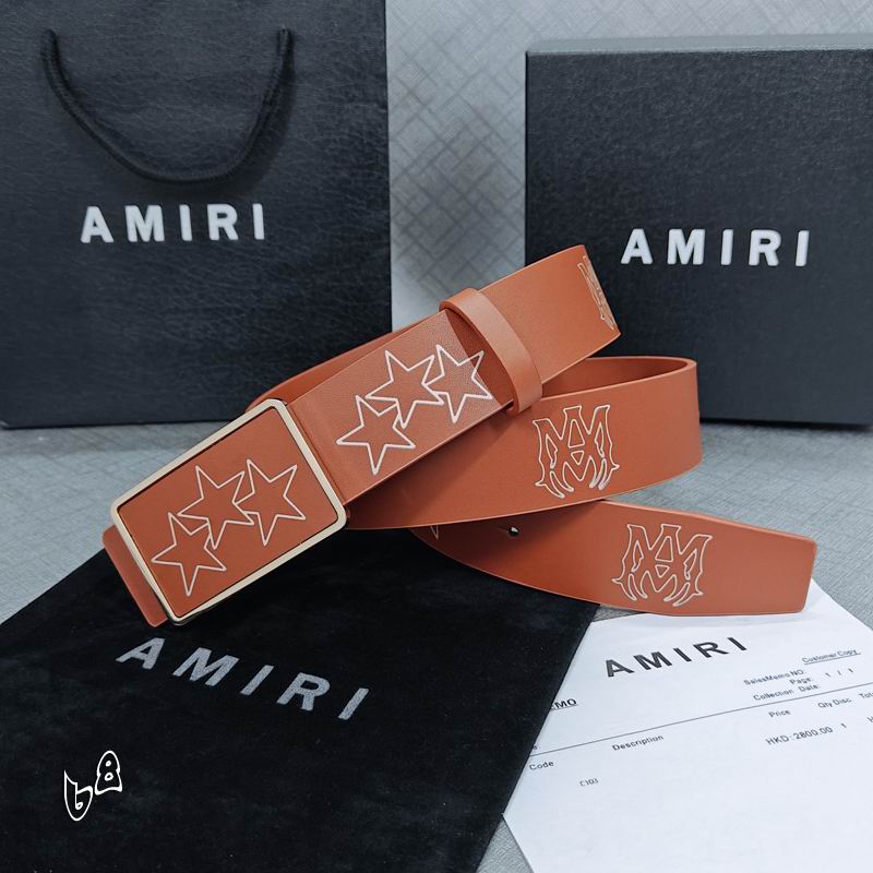 Amiri belt 38mmX90-125cm lb (43)