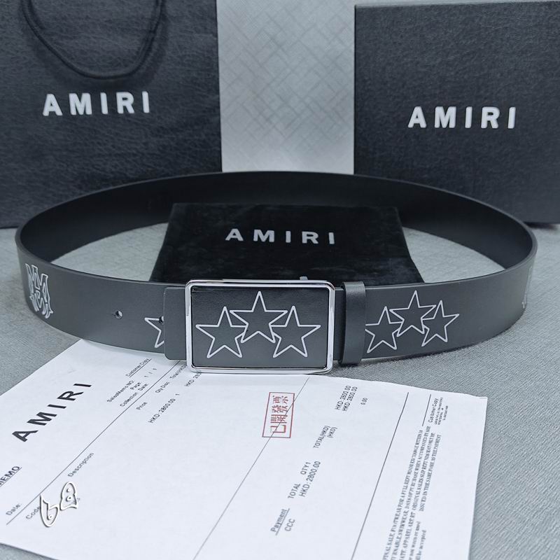 Amiri belt 38mmX90-125cm lb (44)