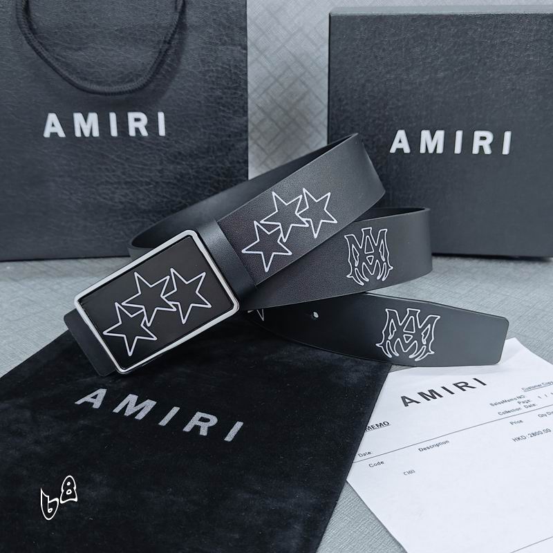Amiri belt 38mmX90-125cm lb (46)