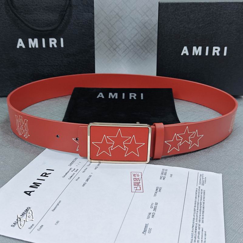 Amiri belt 38mmX90-125cm lb (47)
