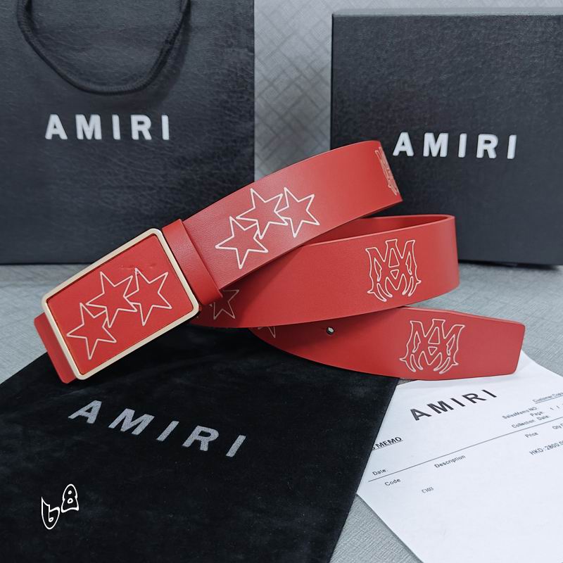 Amiri belt 38mmX90-125cm lb (49)