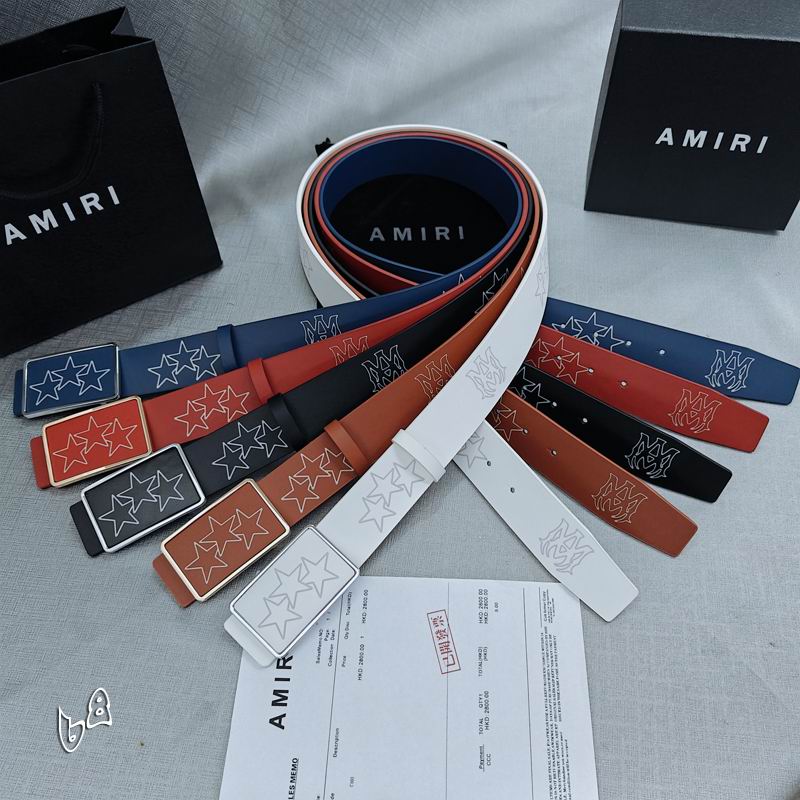 Amiri belt 38mmX90-125cm lb (54)