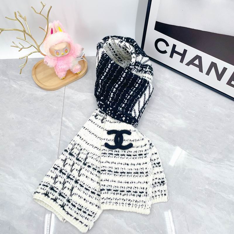 Chanel  scarf hat dx (26)