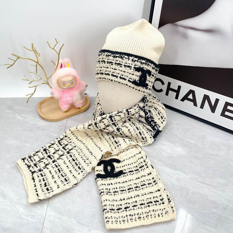 Chanel  scarf hat dx (29)