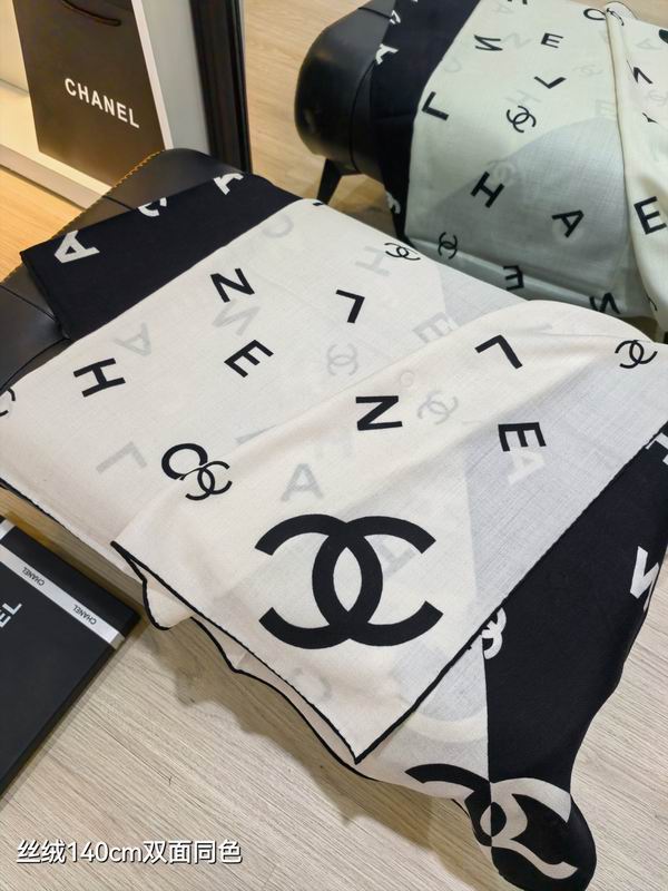 Chanel 140X140cm 70%羊绒30%真丝 E31 (4)
