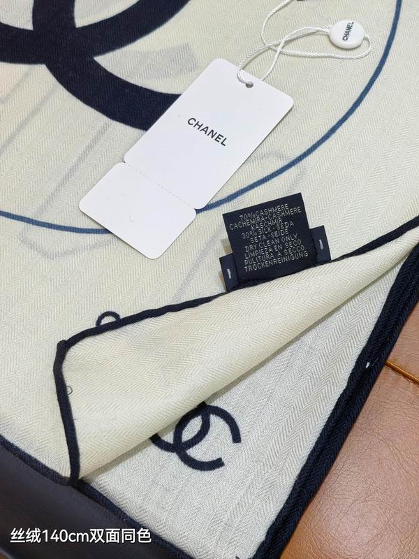 Chanel 140X140cm 70%羊绒30%真丝 E38 (3)