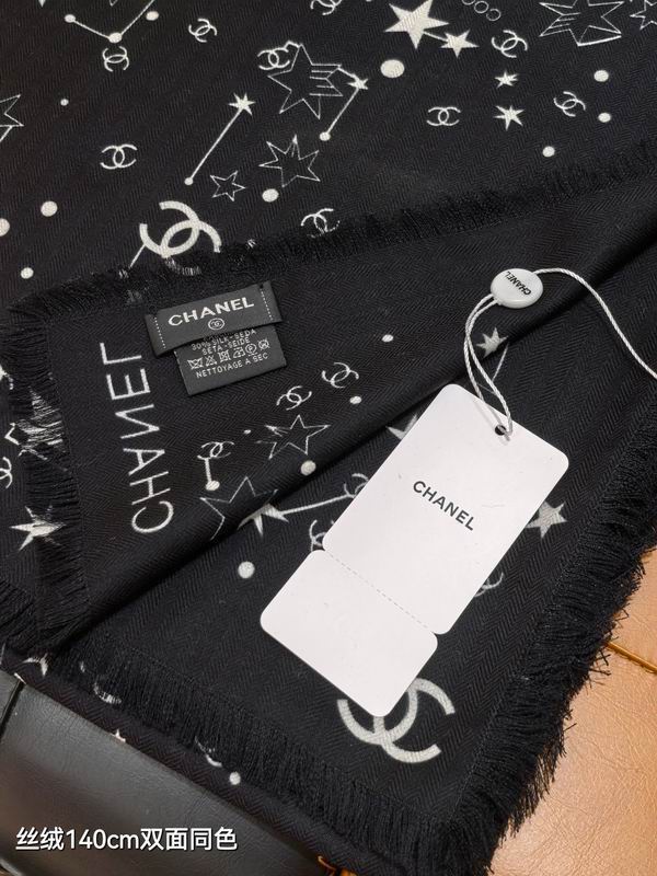 Chanel 140X140cm 70%羊绒30%真丝 E39 (11)