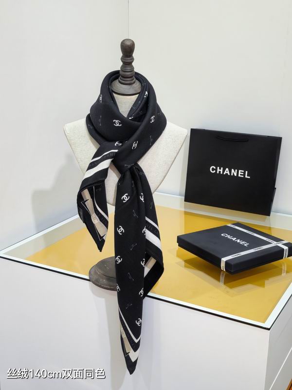 Chanel 140X140cm 70%羊绒30%真丝 E41 (10)
