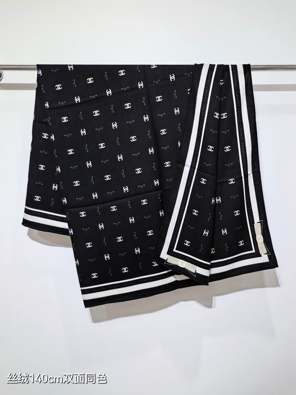 Chanel 140X140cm 70%羊绒30%真丝 E41 (11)