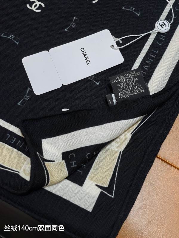 Chanel 140X140cm 70%羊绒30%真丝 E41 (12)