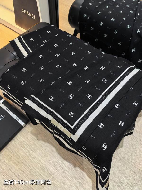 Chanel 140X140cm 70%羊绒30%真丝 E41 (13)