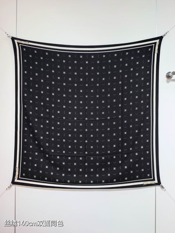 Chanel 140X140cm 70%羊绒30%真丝 E41 (16)