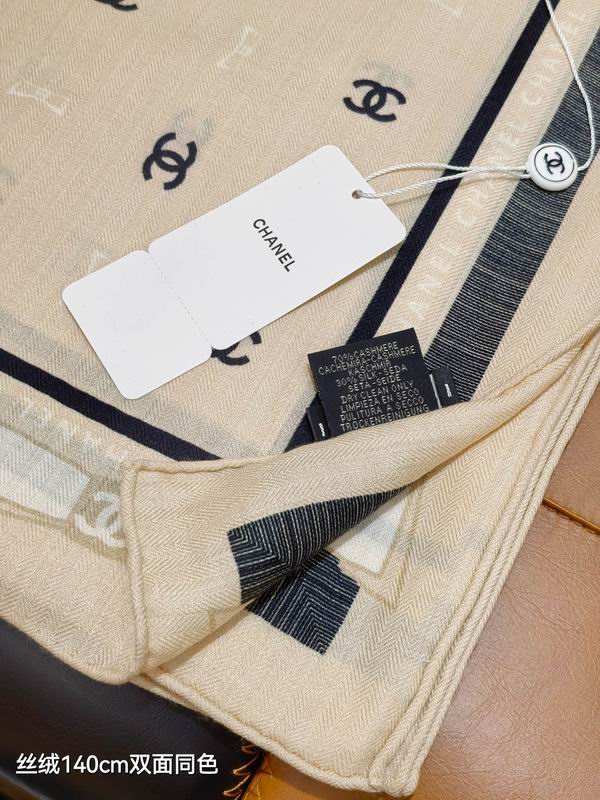 Chanel 140X140cm 70%羊绒30%真丝 E41 (4)