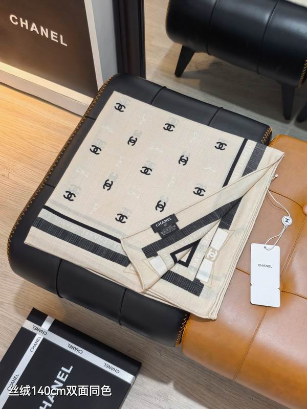 Chanel 140X140cm 70%羊绒30%真丝 E41 (7)