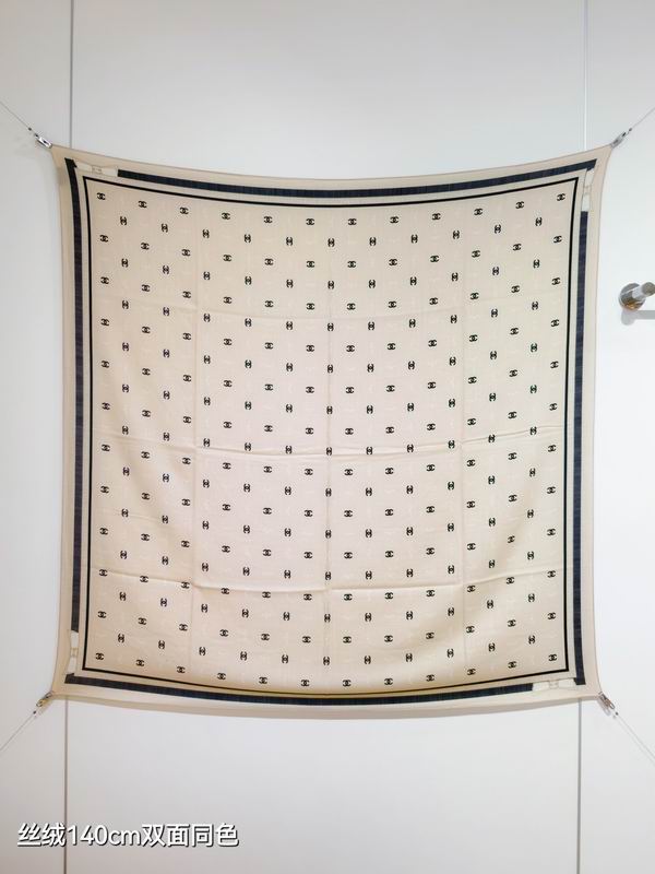 Chanel 140X140cm 70%羊绒30%真丝 E41 (8)