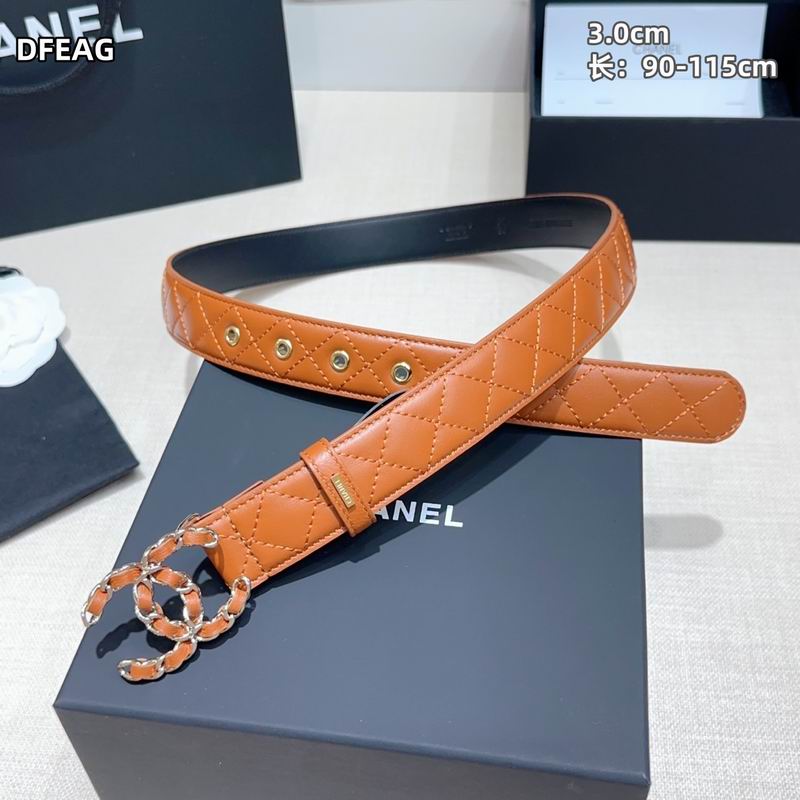 Chanel belt 30mmX90-115cm 8L (11)