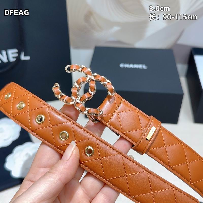 Chanel belt 30mmX90-115cm 8L (12)