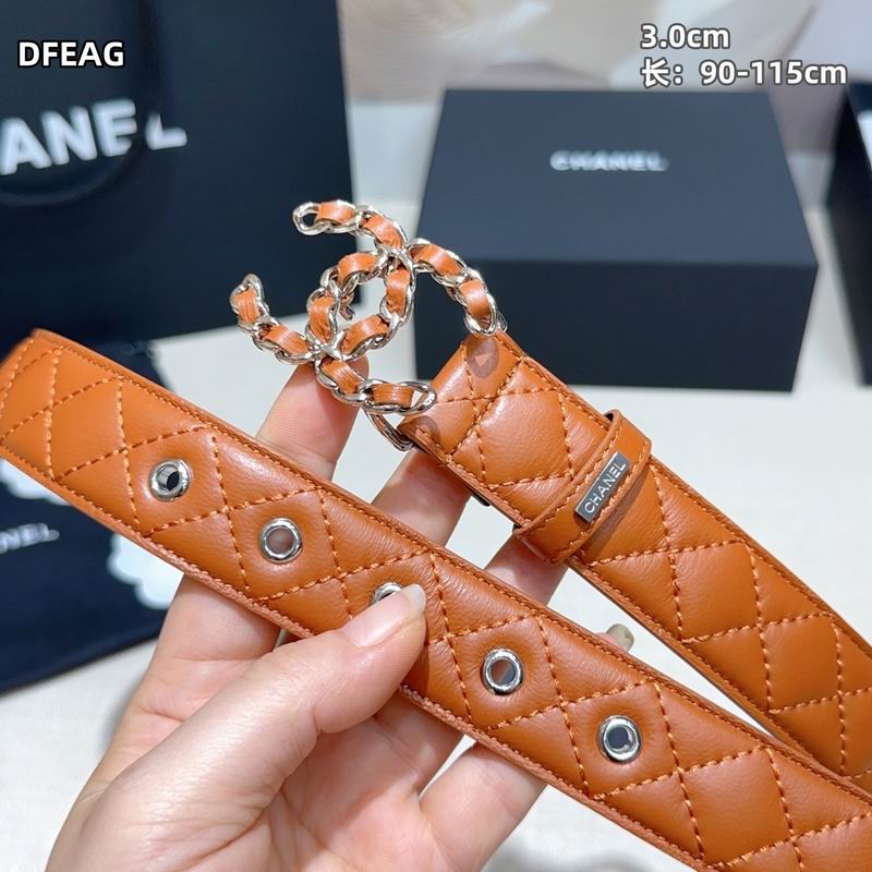 Chanel belt 30mmX90-115cm 8L (16)